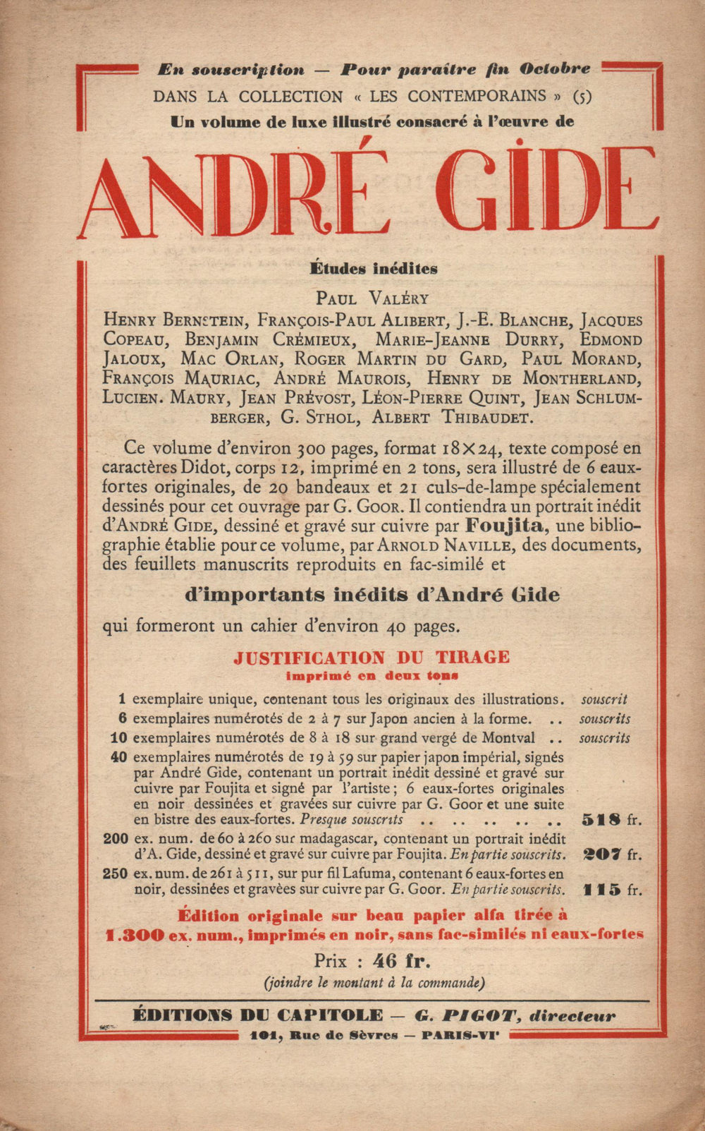 La Nouvelle Revue Française N' 169 (Octobre 1927)