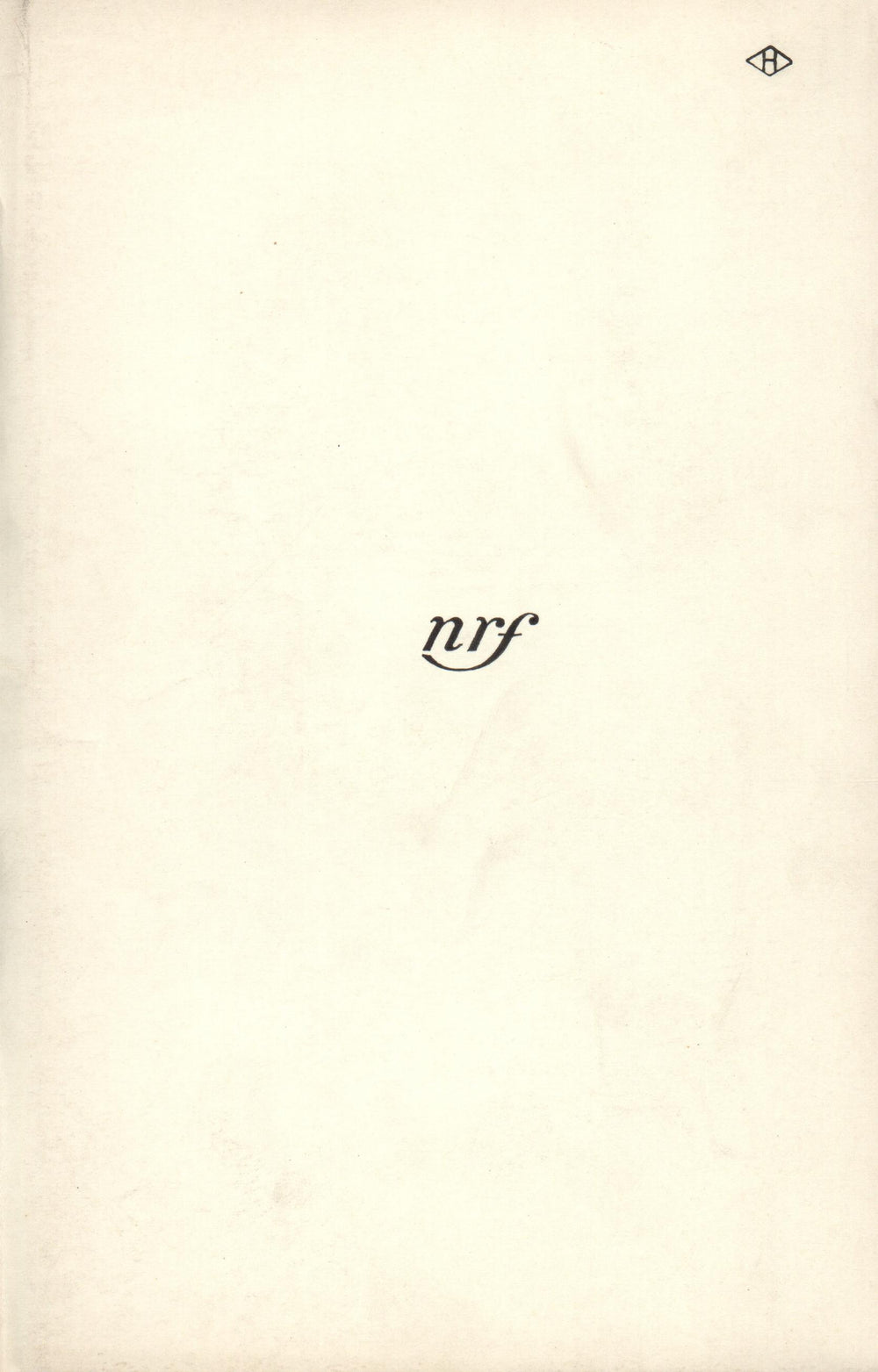 Hommage ŕ André Gide N' (Novembre 1951)