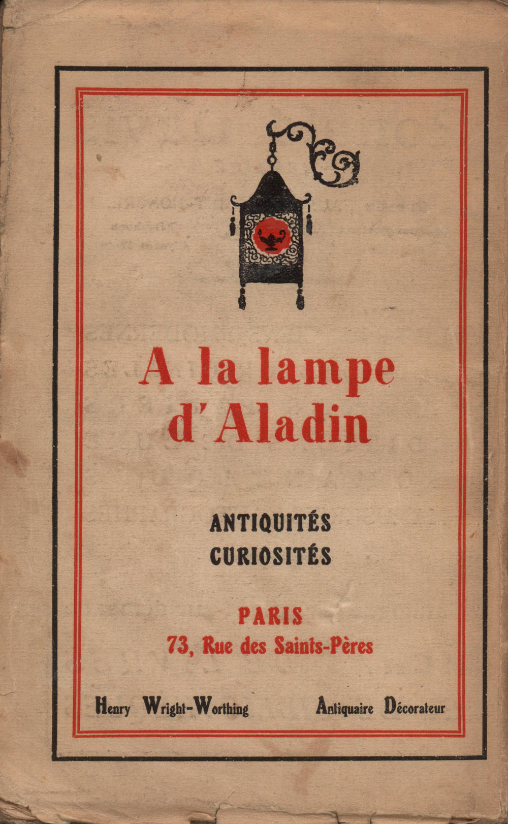 Hommage ŕ Marcel Proust (1871-1922) N' 112 (Janvier 1923)
