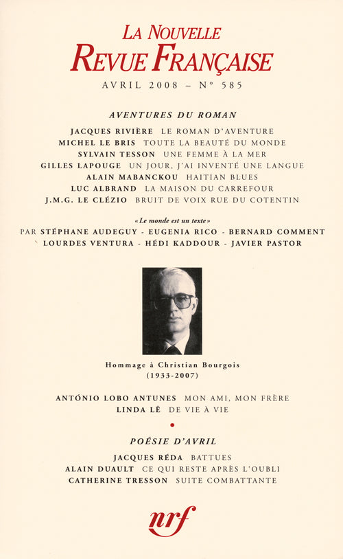 La Nouvelle Revue Française N° 585