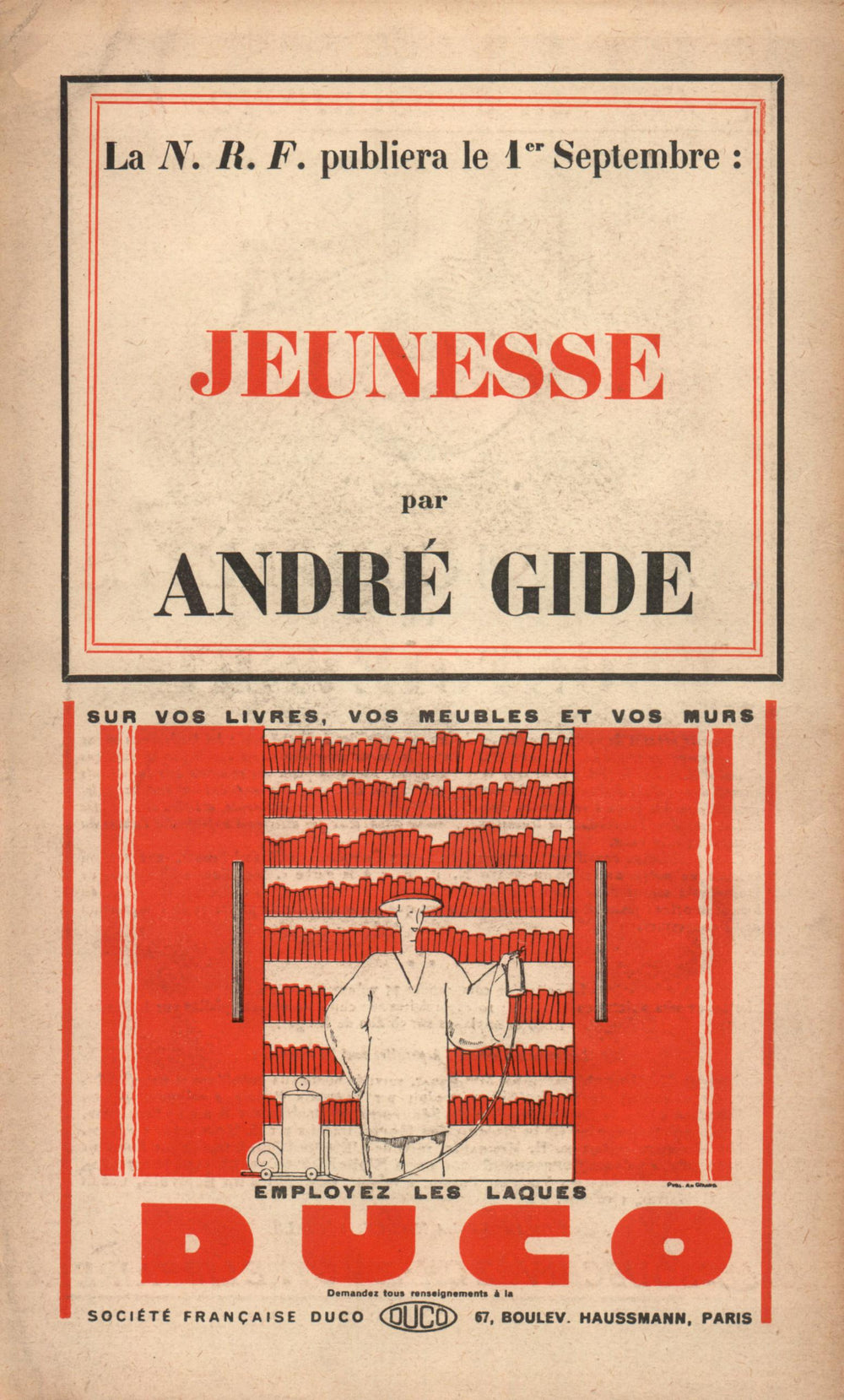 La Nouvelle Revue Française N' 214 (Juillet 1931)