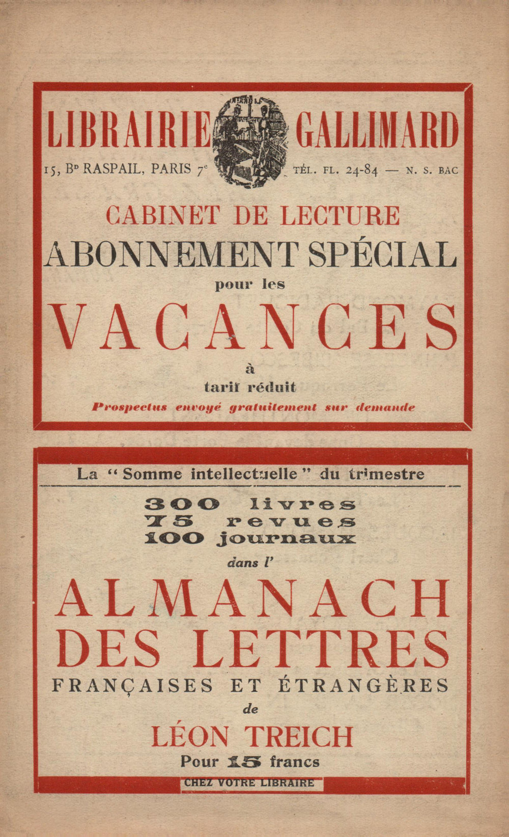 La Nouvelle Revue Française N' 131 (Aoűt 1924)