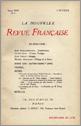 La Nouvelle Revue Française N' 1 (Février 1909)