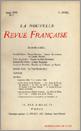 La Nouvelle Revue Française N' 3 (Avril 1909)