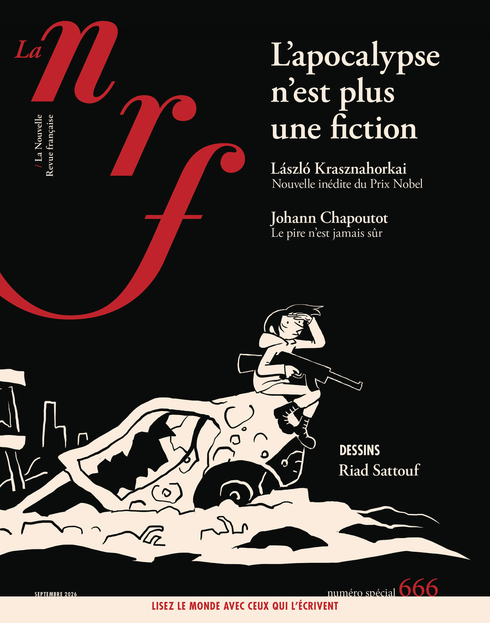La Nouvelle Revue Française N° 666 (septembre 2026)