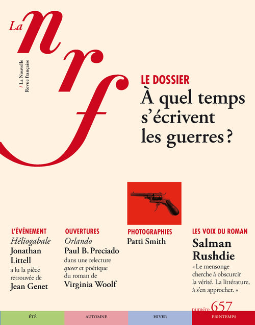 La Nouvelle Revue Française N° 657 (Printemps 2024)