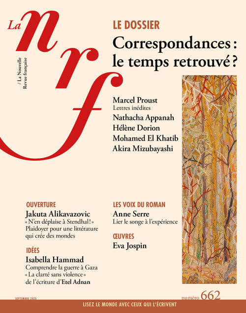 La Nouvelle Revue Française N° 662 (septembre 2025)