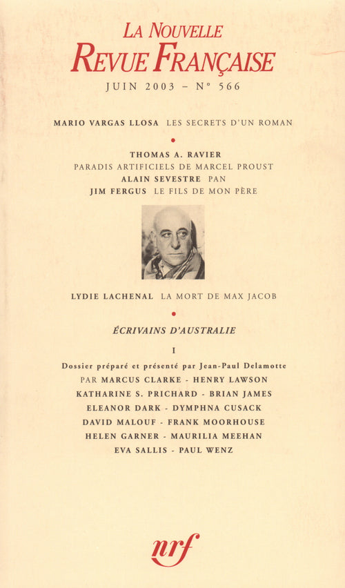 La Nouvelle Revue Française N° 566