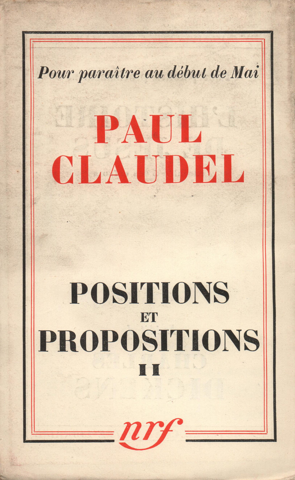 La Nouvelle Revue Française N° 248 (Mai 1934)