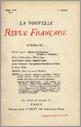 La Nouvelle Revue Française N' 7 (Aoűt 1909)