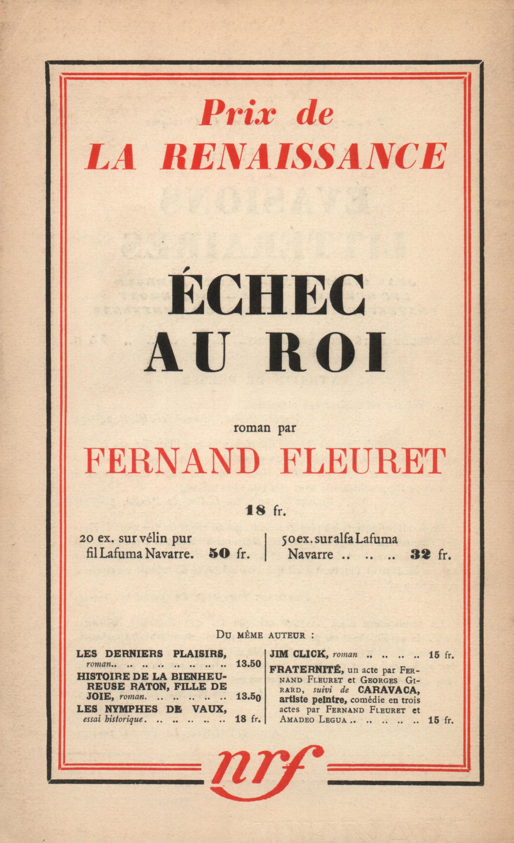 La Nouvelle Revue Française N° 261 (Juin 1935)