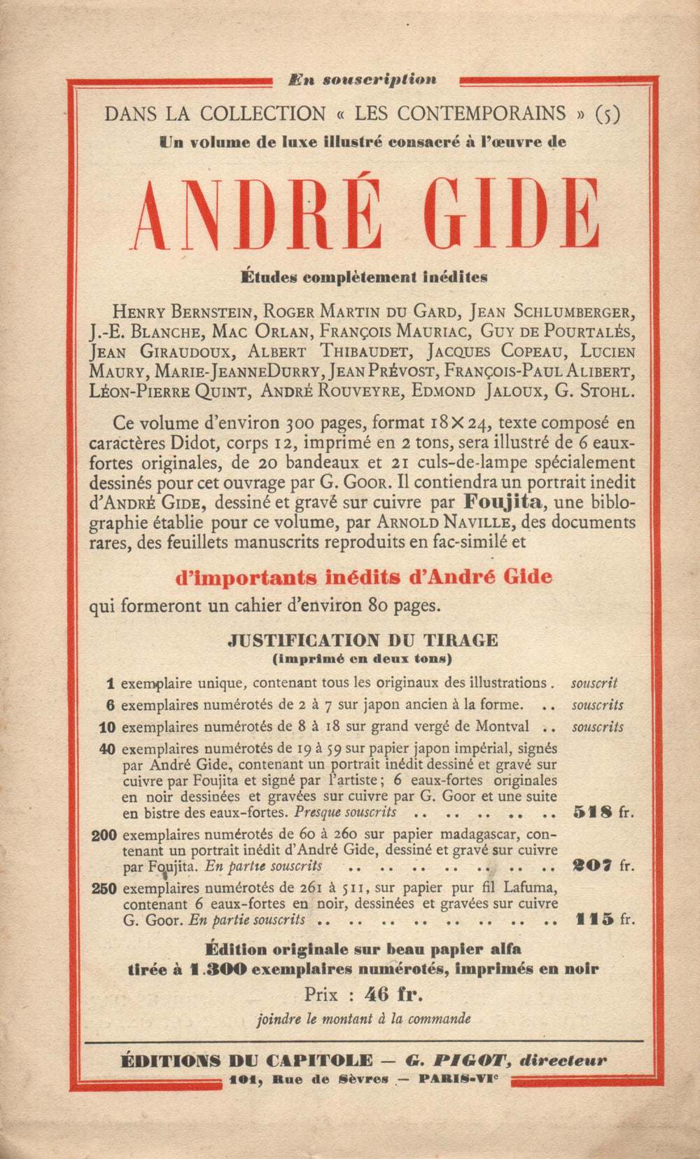 La Nouvelle Revue Française N' 166 (Juillet 1927)