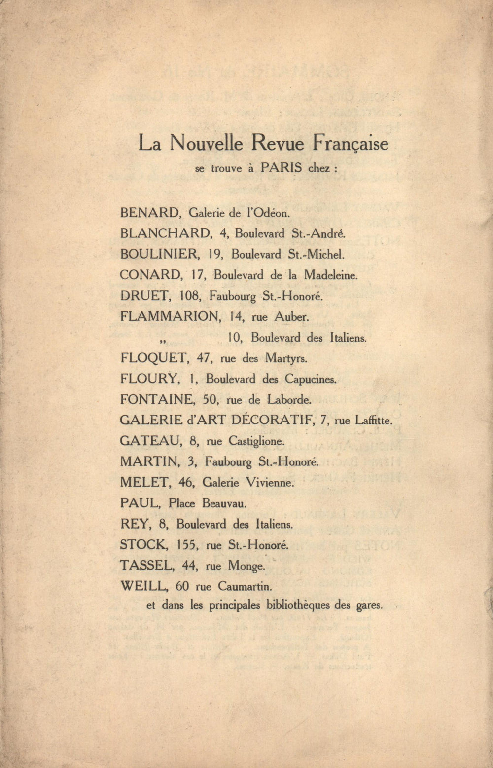 La Nouvelle Revue Française N' 18 (Juin 1910)