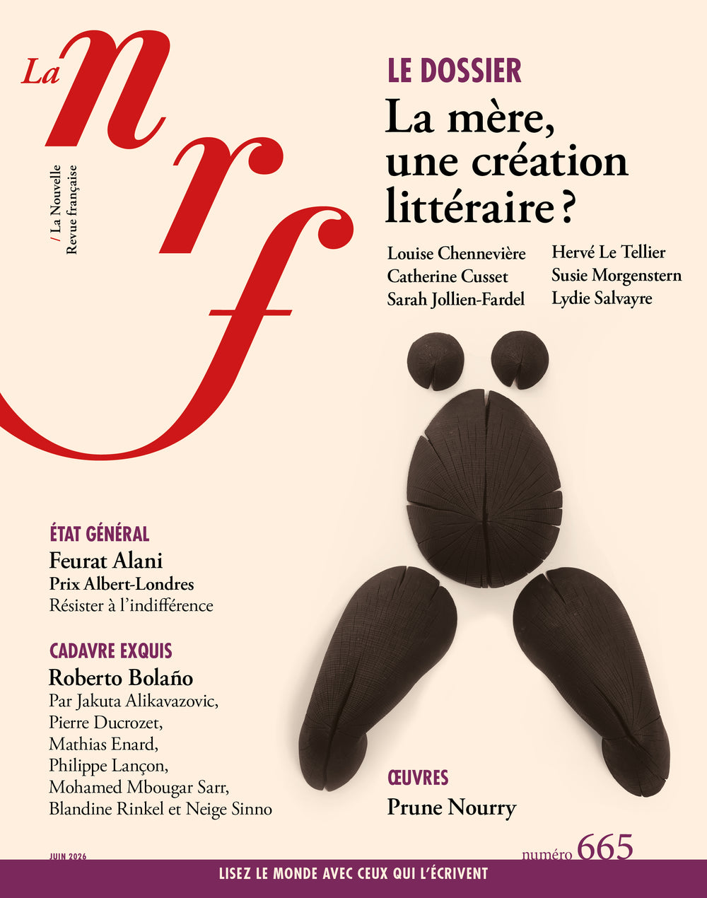 La Nouvelle Revue Française N°665 (juin 2026)