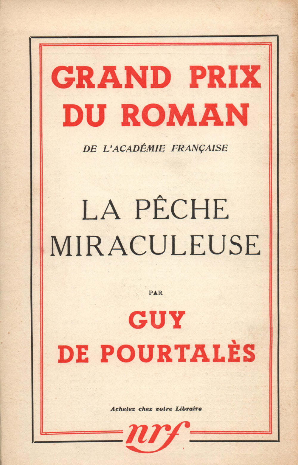 La Nouvelle Revue Française N° 287 (Aoűt 1937)