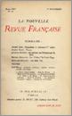 La Nouvelle Revue Française N' 10 (Novembre 1909)