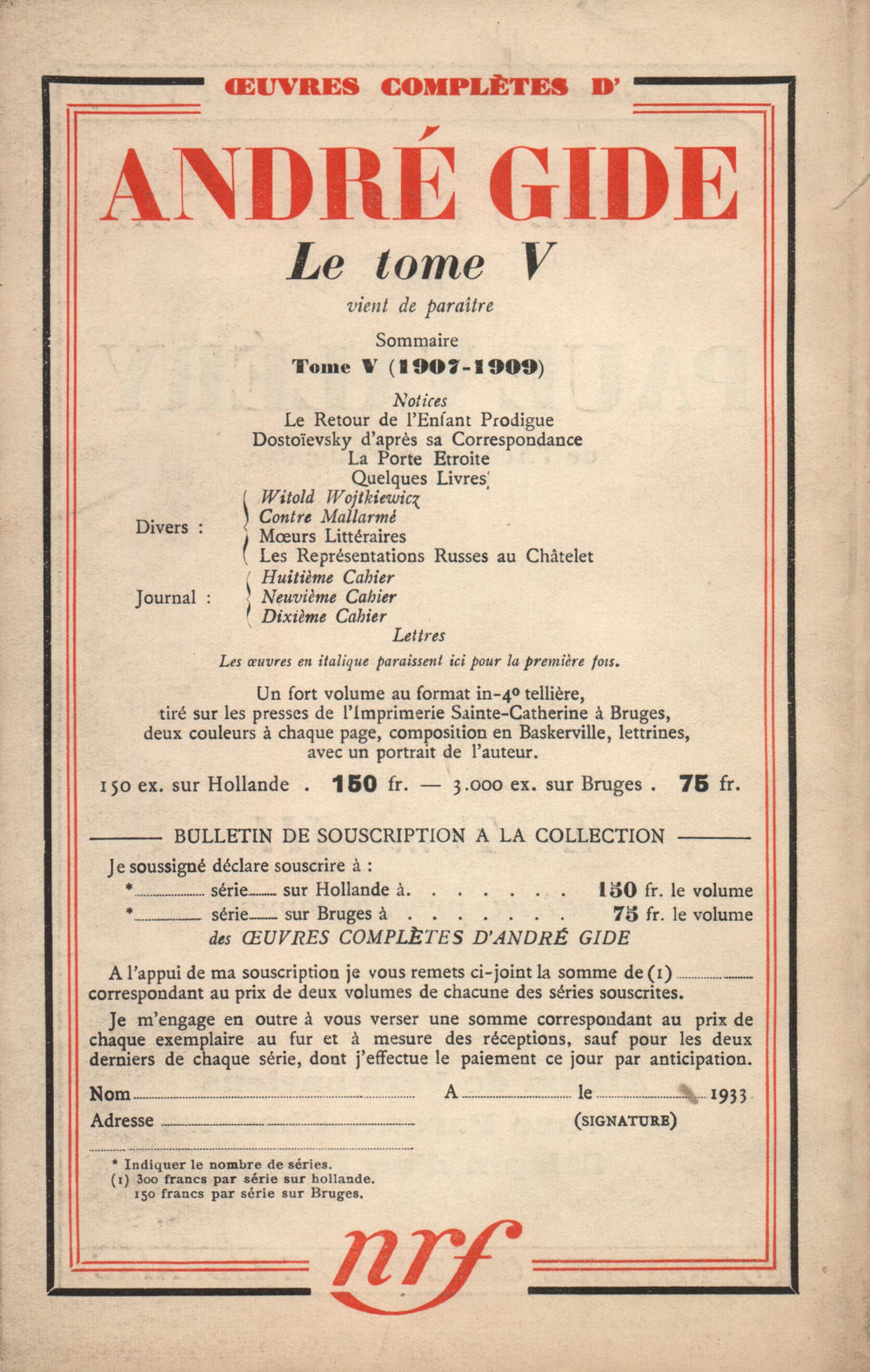 Gobineau et le gobinisme N° 245 (Février 1934)